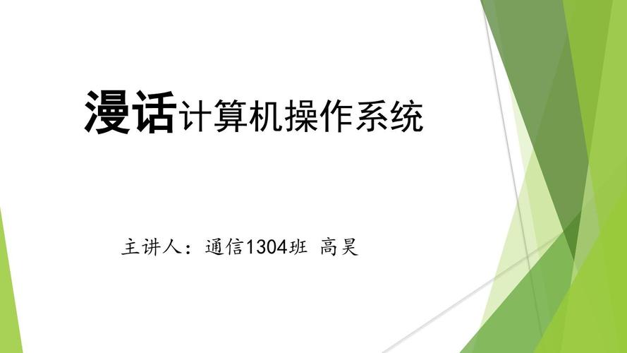 计算机系统简述ppt